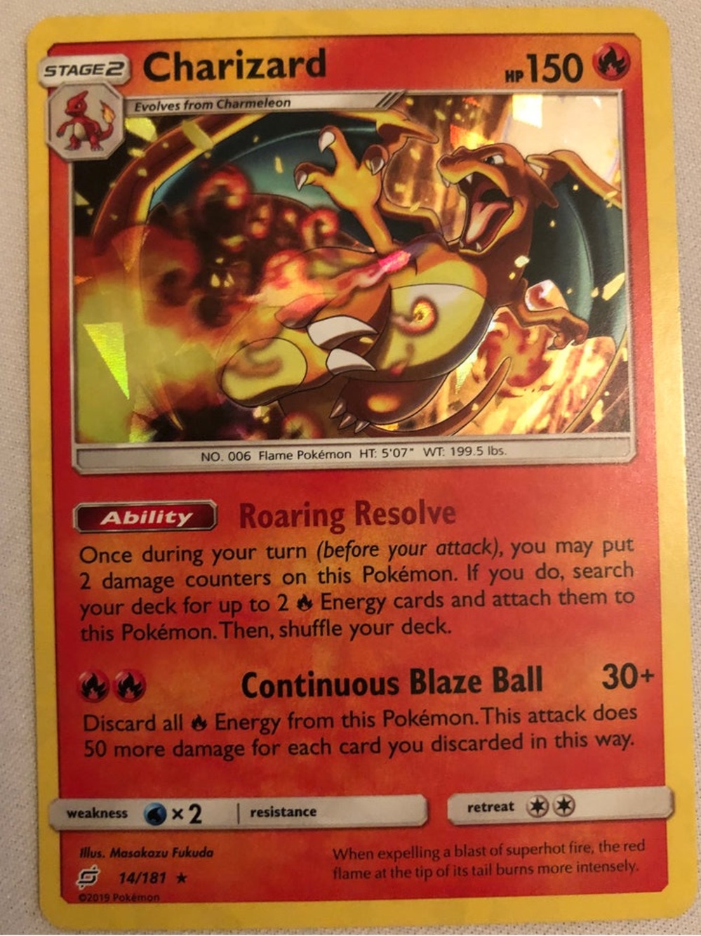 Chairzard 14/181 Cracked Ice Holo